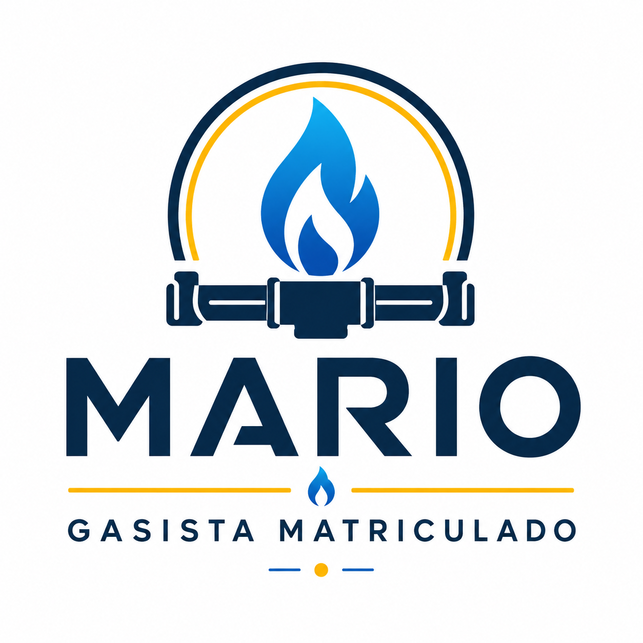 Mario Gasista Matriculado trabajando